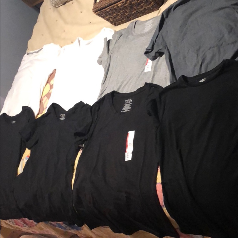8 Neutral Colored New T-shirt’s
